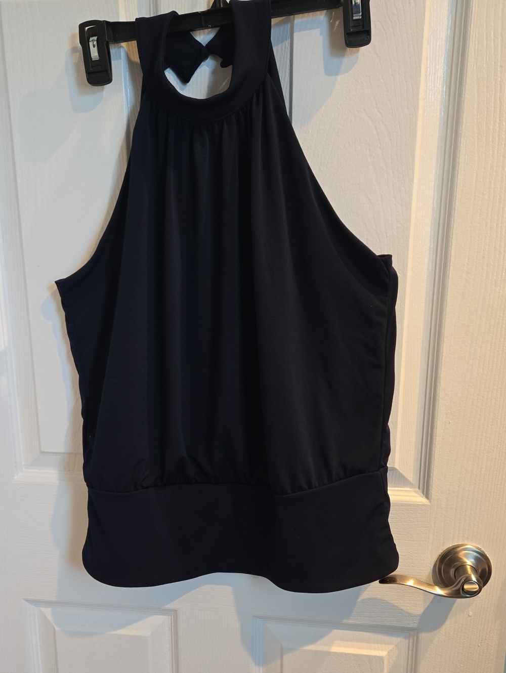 Boston Proper Navy Halter Racerback Tank , New With Tags